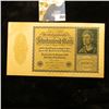 Image 1 : 1922 "Dracula" 10,000 Mark German Bank Note, near Crisp Unc.