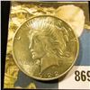 Image 1 : 1922 D U.S. Peace Silver Dollar. BU.