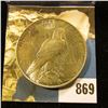 Image 2 : 1922 D U.S. Peace Silver Dollar. BU.