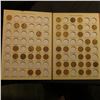 Image 3 : 1911-79 Partial Set of Lincoln Cents in a brown Dansco folder. Includes a counterstamped cent with K