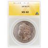 Image 1 : 1878-S $1 Morgan Silver Dollar Coin ANACS MS62