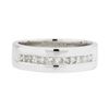 Image 1 : 18KT White Gold Men's 0.60 ctw Diamond Ring