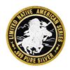 Image 2 : .999 Silver Red Cloud Sioux $10 Casino Limited Native American Series Gaming Tok