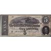 Image 1 : 1864 $5 Confederate States of America Note