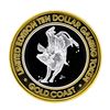 Image 1 : .999 Fine Silver Gold Coast Las Vegas $10 Casino Limited Edition Gaming Token