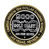 Image 2 : .999 Fine Silver Gold Coast Las Vegas $10 Casino Limited Edition Gaming Token