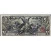 Image 1 : 1896 $5 Educational Silver Certificate Note