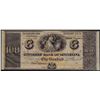 Image 1 : 1800's $100 Citizens Bank of Louisiana Obsolete Bank Note