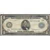 Image 1 : 1914 $5 Federal Reserve Note