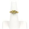 Image 1 : 14KT Yellow Gold 1.25 ctw Three Stone Diamond Band Ring