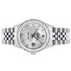Image 5 : Rolex Mens Stainless Steel MOP Diamond Lugs Datejust Wristwatch