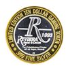 Image 2 : .999 Silver Riviera Hotel & Casino $10 Casino Limited Edition Gaming Token