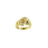 Image 2 : 14KT Yellow Gold 0.25 ctw Natural Round Cut Diamond Ring