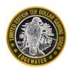 Image 1 : .999 Silver Edgewater Hotel & Casino $10 Casino Limited Edition Gaming Token