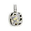 Image 2 : David Yurman Sterling Silver 10.00 ctw Yellow Topaz and Diamond Pendant