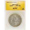 Image 1 : 1882-O/S $1 Morgan Silver Dollar VAM-3 Top 100 ANACS AU53