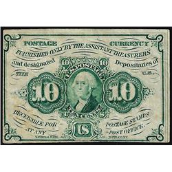 1862 Five Cent First Issue Fractional Note