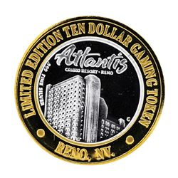 .999 Silver Atlantis Casino Resort Reno, NV $10 Casino Limited Edition Gaming To