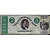 Image 1 : 1862 $5 Virginia Treasury Obsolete Bank Note