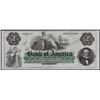 Image 1 : 1800's $2 Bank of America Obsolete Bank Note