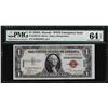 Image 1 : 1935A $1 Hawaii Silver Certificate WWII Emergency Note PMG Choice Uncirculated 6