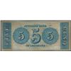 Image 2 : 1800's $5 Citizens Bank of Louisiana Obsolete Note