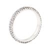 Image 3 : Platinum 1.00 ctw Diamond Eternity Band