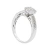 Image 3 : 14KT White Gold Lady's 0.50 ctw Diamond Ring