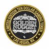 Image 2 : .999 Silver Golden Nugget Las Vegas, NV $10 Casino Limited Edition Gaming Token