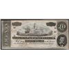 Image 1 : 1864 $20 Confederate States of America Note