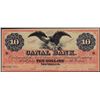 Image 1 : 1800's $10 Canal Bank New Orleans Obsolete Bank Note