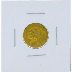 1909 $2 1/2 Indian Head Quarter Eagle Gold Coin