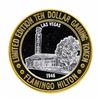 Image 2 : .999 Silver Flamingo Hilton $10 Casino Limited Edition Gaming Token