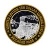 Image 1 : .999 Silver Railroad Pass Casino Henderson, Nevada $10 Limited Edition Gaming To