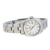 Image 6 : Rolex Ladies Stainless Steel Silver Index Smooth Bezel Oyster Band Datejust Wris