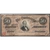 Image 1 : 1864 $50 Confederate States of America Note