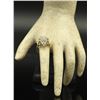 Image 5 : 14KT Yellow Gold 0.80 ctw Marquise Design Diamond Ring