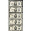 Image 1 : Lot of (5) 1953 $5 Silver Certificate Notes