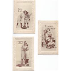LOT OF 7 BASEBALL RELATED POSTCARDS