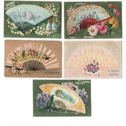 LOT OF 5 BIRTHDAY POSTCARDS