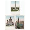 Image 1 : LOT OF 3 BOSTON, MASS. LANDMARK POSTCARDS