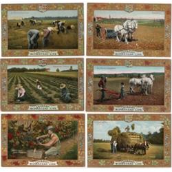 SET OF 6 CANADIAN HOMESTEAD POSTCARDS