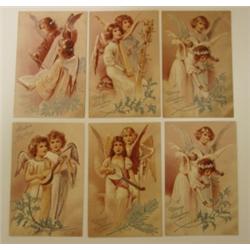 LOT OF 6 CHRISTMAS POSTCARDS