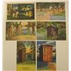 Image 1 : LOT OF 6 OUTHOUSE DEC. POSTCARDS