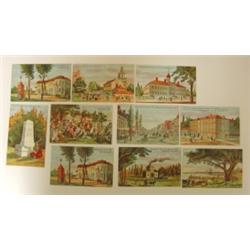 LOT OF 10 COLONIAL PHILADELPHIA POSTCARDS