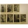 Image 1 : SET OF 7 MERRY WIDOW DAYS OF WEEK POSTCARDS