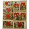 Image 1 : LOT OF 9 VALENTINE POSTCARDS
