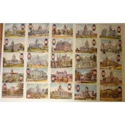 LOT OF 33 STATE CAPITOL POSTCARDS