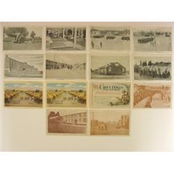GROUP OF 14 FORT MEADE, MARYLAND ARMY POSTCARDS
