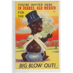 BLACK AMERICANA POSTCARD